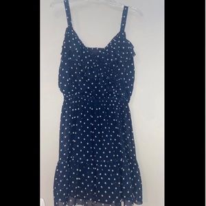 Hollister polka dot ruffled dress